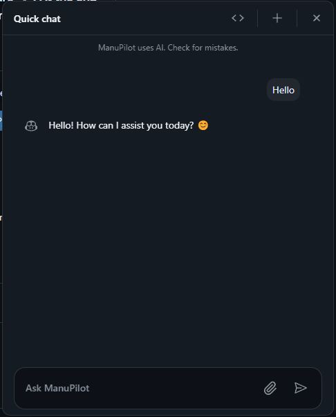 Emanuele Sgroi - About this website - ManuPilot Quick Chat