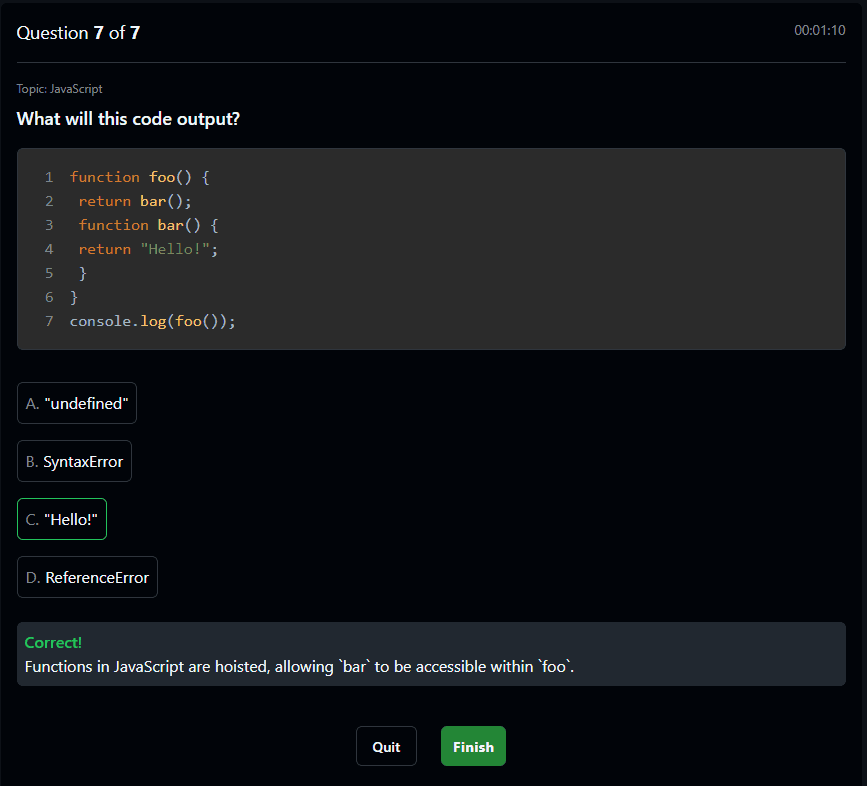 Emanuele Sgroi - About this website - Dev Quiz